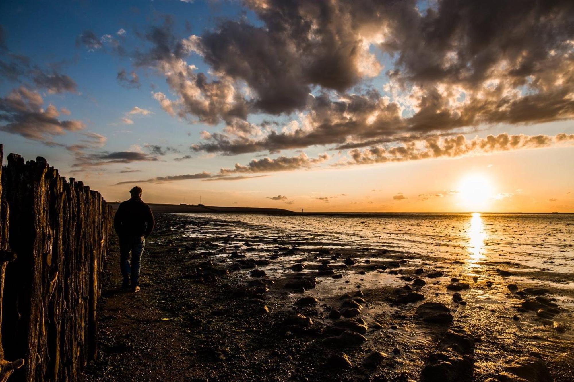 Vakantiehuisje Smoek Holwerd, Aan De Waddenzee Villa Exterior foto